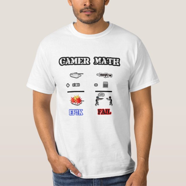 GamerMath (bekläda), T-shirt (Framsida)