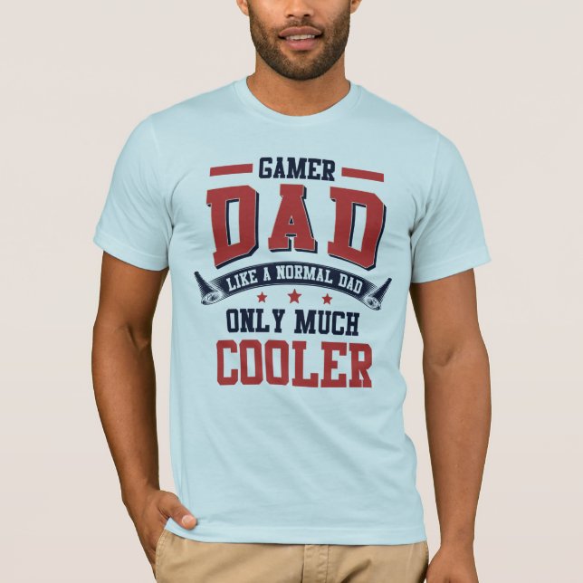 Gamerpappa T-shirt (Framsida)
