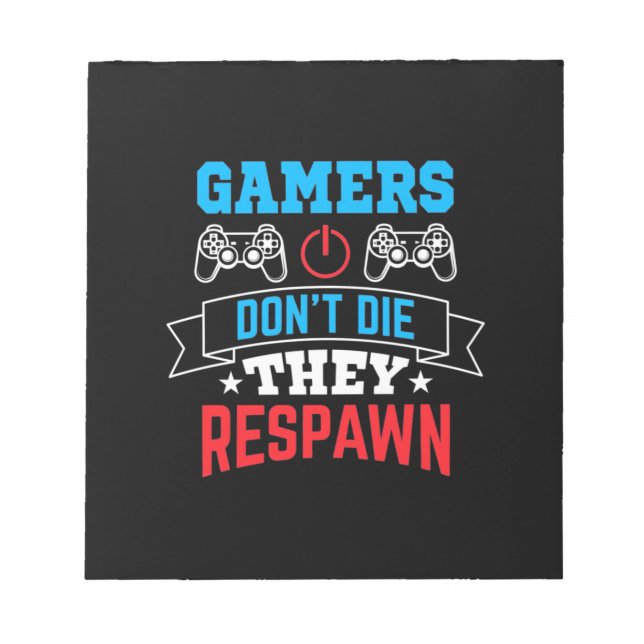 Gamers de Respawn Anteckningsblock (Framsida)