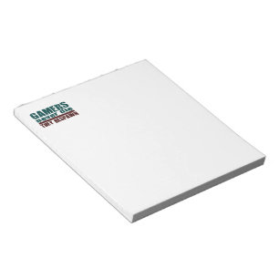 Gamers dör aldrig… anteckningsblock