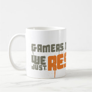 Gamers dör aldrig oss precis Respawn Kaffemugg