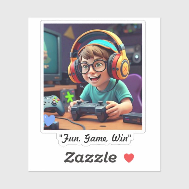 "Gamers glädje" Klistermärken (Ark)