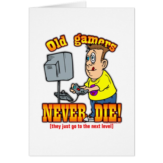 Gamers Hälsningskort (Framsidan)