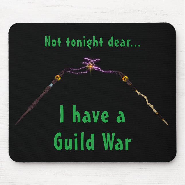 Gamers MORPG Krig Humous Mousepad Musmatta (Framsidan)