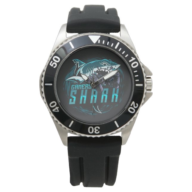 Gamers Shark | Spelande Armbandsur (Framsida)