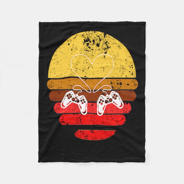 Gamers Valentine Valentines Day For Gamers 1  Fleecefilt (Framsidan)