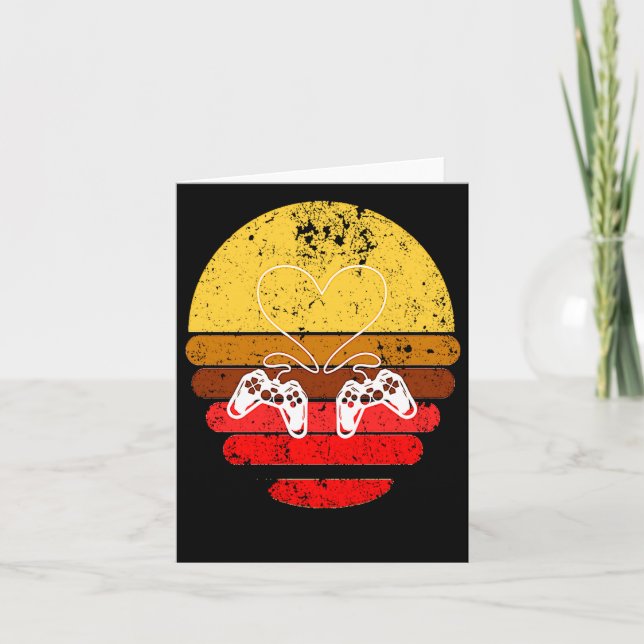 Gamers Valentine Valentines Day For Gamers 1  Kort (Framsida)