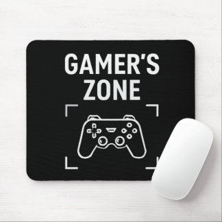 GAMER'S ZONE Minimalist Gaming MousePad Musmatta