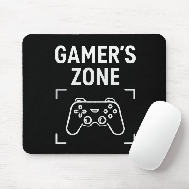 GAMER'S ZONE Minimalist Gaming MousePad Musmatta (Med mus)