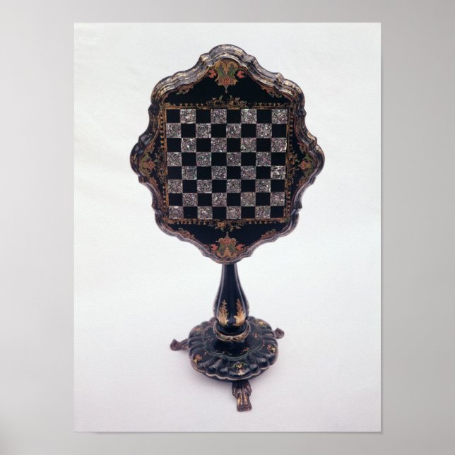 Games bord, 1850-60 poster (Framsidan)