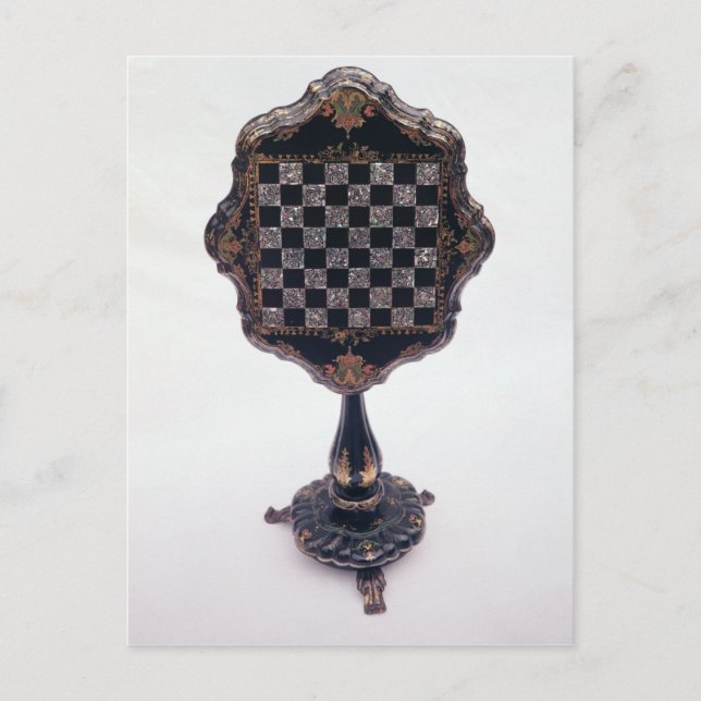 Games bord, 1850-60 vykort (Framsida)