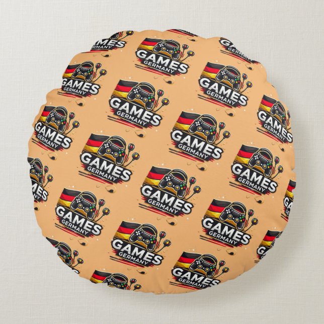 Games Germany Rund Kudde (Framsidan)