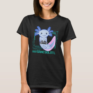 Gamesolotl Axolotl Dataspel Spelande Spelare Axolo T Shirt