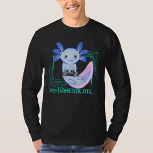 Gamesolotl Axolotl Dataspel Spelande Spelare Axolo T Shirt