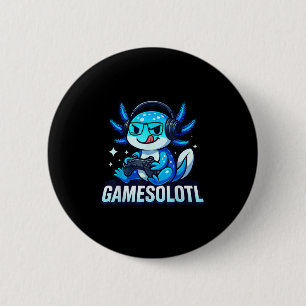 Gamesolotl Axolotl Fisk Spelare Spelande Anime Vid Knapp