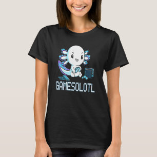 Gamesolotl Axolotl Gamer Fish Video Games T Shirt