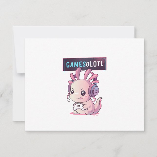 Gamesolotl - Axolotl Spelare Inbjudningar (Framsida)