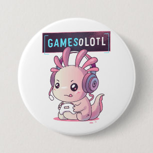 Gamesolotl - Axolotl Spelare Knapp