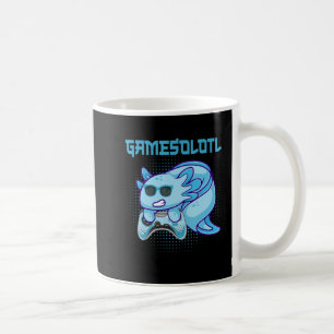 Gamesolotl Axolotl Video Gamer Kawaii Anime Kids B Kaffemugg