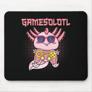 Gamesolotl Axolotl Video Gamer Kawaii Anime Kids B Musmatta