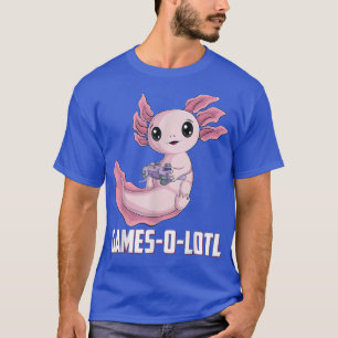 Gamesolotl Axolotl Video Gamer Kawaii Anime-pojkar T Shirt