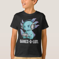 Gamesolotl Axolotl Video Gamer Kawaii Anime-pojkar