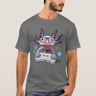 Gamesolotl Axolotl Video Gamer Kawaii Pastel Goth T Shirt