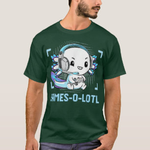 Gamesolotl Axolotl Video Gamer Kawaii Pastel Goth T Shirt