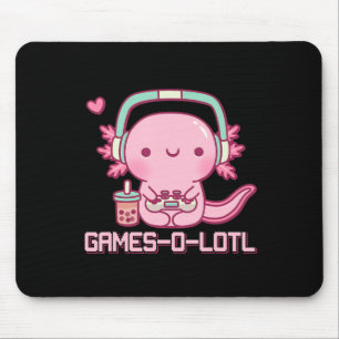 Gamesolotl Axolotl Video Games Kawaii Anime Gamer Musmatta