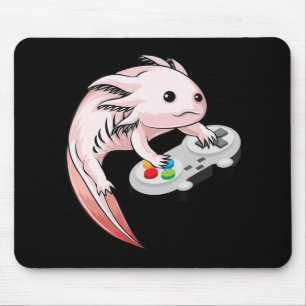 Gamesolotl Axolotl Video Games Kawaii Anime-spel Musmatta