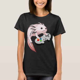 Gamesolotl Axolotl Video Games Kawaii Anime-spel T Shirt