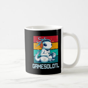 Gamesolotl Cute Axolotl Video Gamer Kawaii Anime B Kaffemugg
