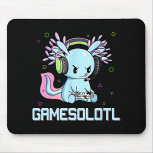 Gamesolotl Cute Axolotl Video Gamer Kawaii Anime B Musmatta
