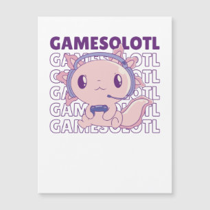 Gamesolotl Funny Axolotl Ord Game for Gamers