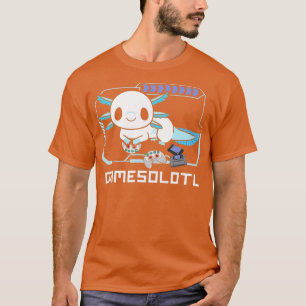 Gamesolotl Funny Axolotl Video Gaming Animal T Shirt