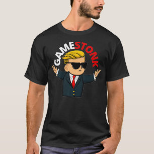GameStonk - Roligt Lagrar Trading Gaming Hedge Fun T Shirt