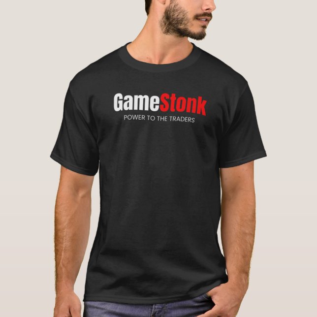 Gamestonk Wall street Bets Lagrar Market Investor  T Shirt (Framsida)