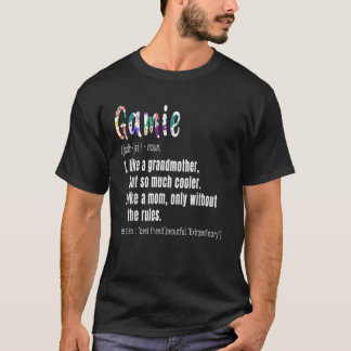 Gamie Definition Mor s Day Birthday-gåva Grandm T Shirt