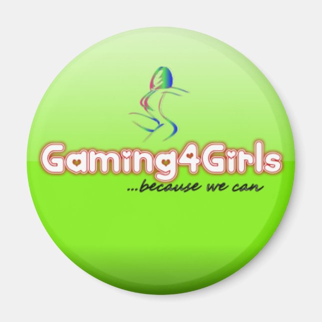 Gaming4Girls Magnets Magnet (Framsidan)