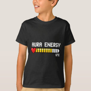 Gaming 67 Aura Energi 67 Procent Meme Spelare Retr T Shirt