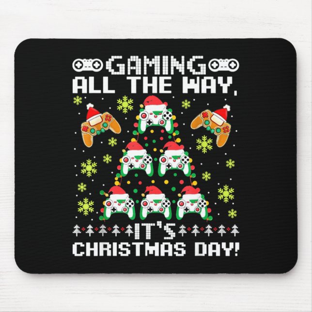 Gaming All The Way Its Christmas Day Video Gamer C Musmatta (Framsidan)