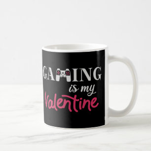 Gaming är min Alla Hjärtans Dag Kaffemugg