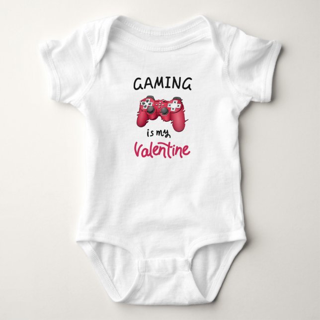 Gaming är min Alla Hjärtans Dag T Shirt (Framsida)