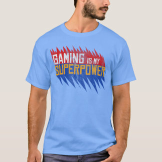 Gaming är min superkraft Spelutvecklare Present pr T Shirt