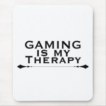 Gaming är min terapi gamer musmatta