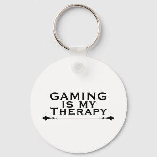 Gaming är min terapi Roligt Gamer Nyckelring