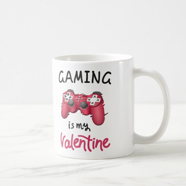 Gaming är min Valentin Kaffemugg (Höger)