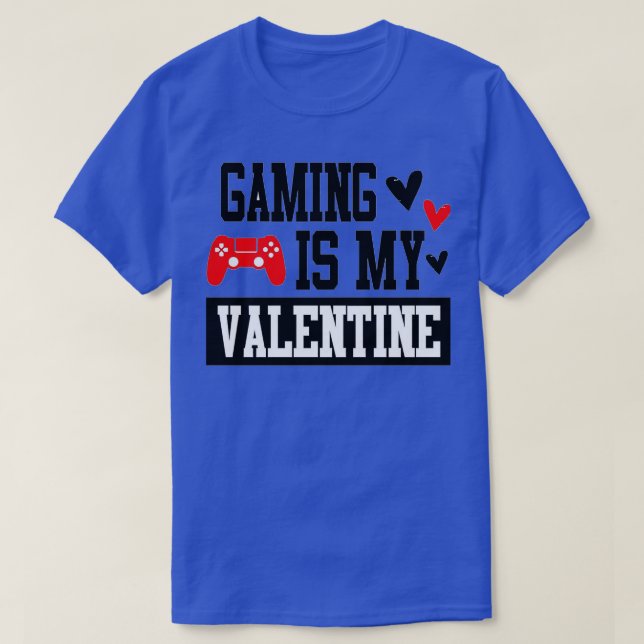 GAMING ÄR MIN VALENTINA VALENTINES DAY KÄRLEK AV G T SHIRT (Design framsida)