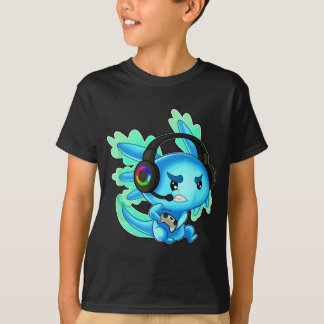 Gaming Axolotl Ambystoma Mexiicanum Mexican Walkin T Shirt