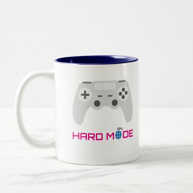 Gaming Controller Hard Mode Två-Tonad Mugg (Vänster)